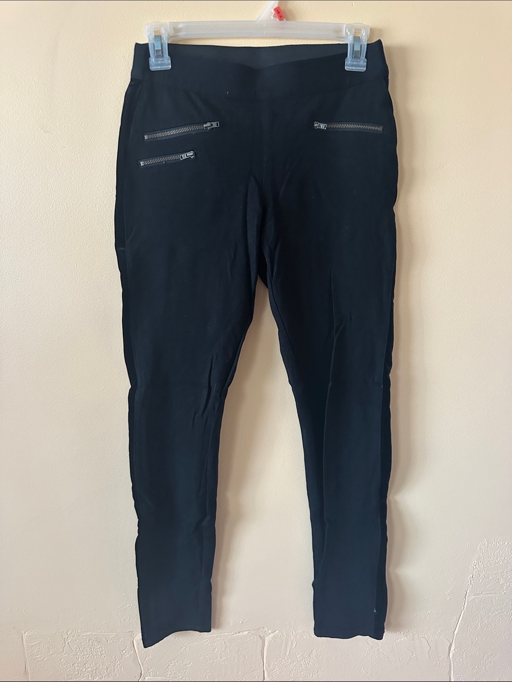 INC International Concepts Black Zip Pocket Pants | Size 2